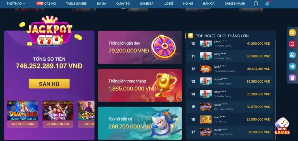 Thưởng nạp lại hàng ngày